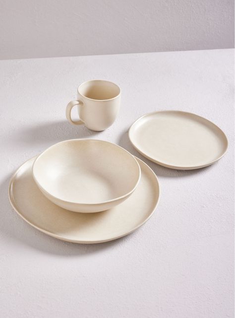 Set Vajilla 24 Piezas Natural Cerámica-2