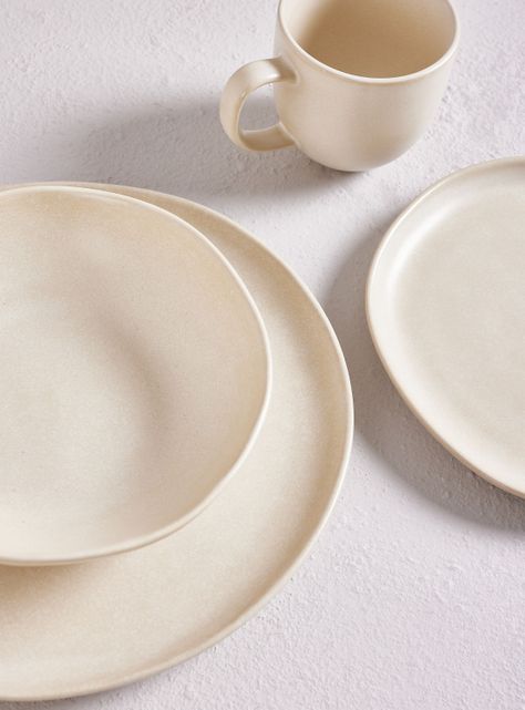 Set Vajilla 24 Piezas Natural Cerámica-1