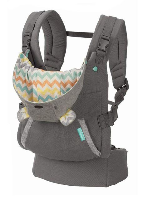 Porta Bebe Cuddle Up Ergonomic Gris Infantino-0