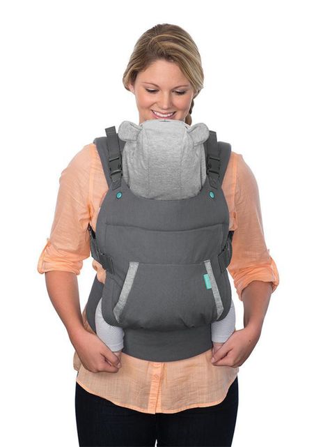 Porta Bebe Cuddle Up Ergonomic Gris Infantino-2
