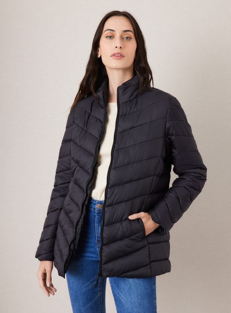 Parka Básica Entallada-0