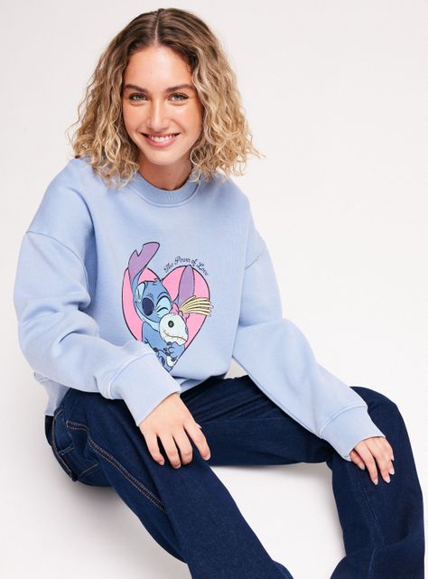 Polerón Licencia Stitch Love-2