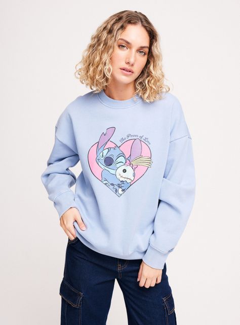 Polerón Licencia Stitch Love-0