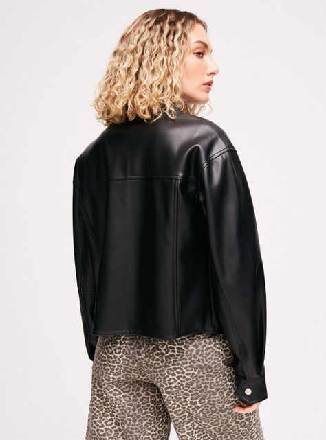 Chaqueta Biker Crop-1