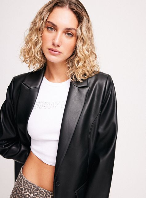 Blazer Efecto Piel-2