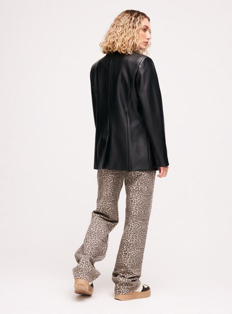 Blazer Efecto Piel-5