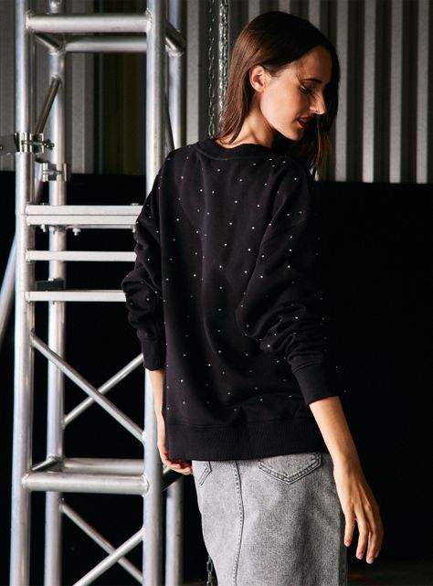 Polerón Afranelado con Lavado y Strass-1
