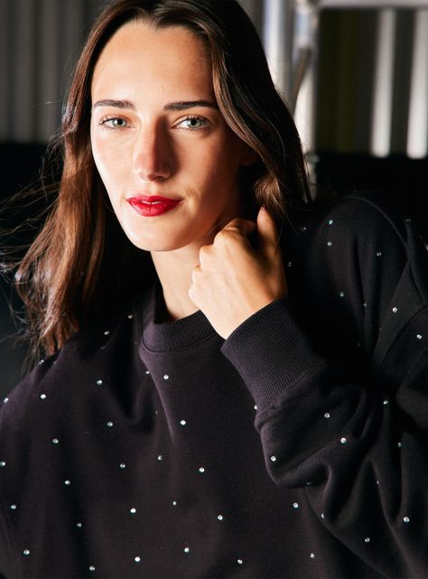 Polerón Afranelado con Lavado y Strass-2