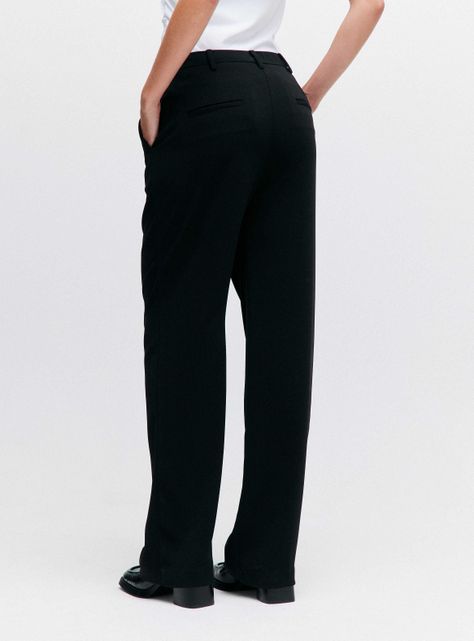 Pantalón Sastrero Recto Tiro Medio-1
