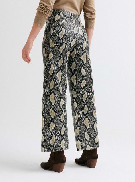 Jeans Wide Leg Efecto Engomado-1