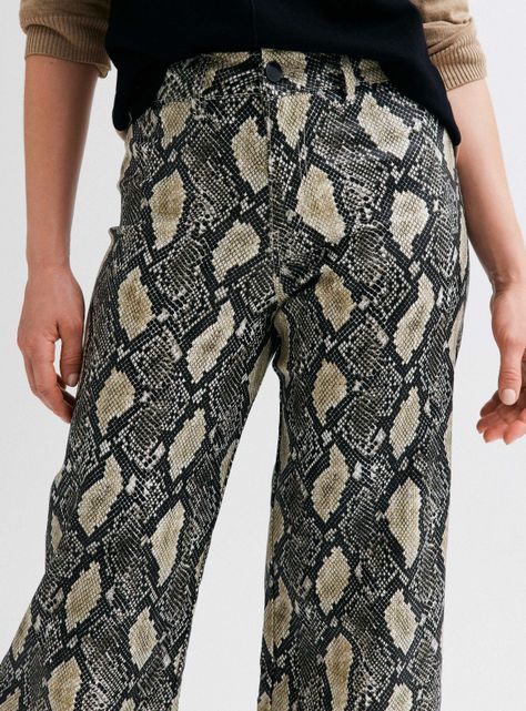 Jeans Wide Leg Efecto Engomado-2