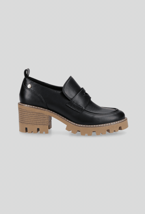 Mocasín Detalle de Máscara con Taco Recto Mujer-4