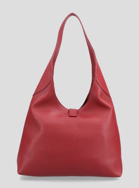 Cartera de Hombro Efecto Cuero-4