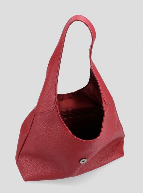 Cartera de Hombro Efecto Cuero-5