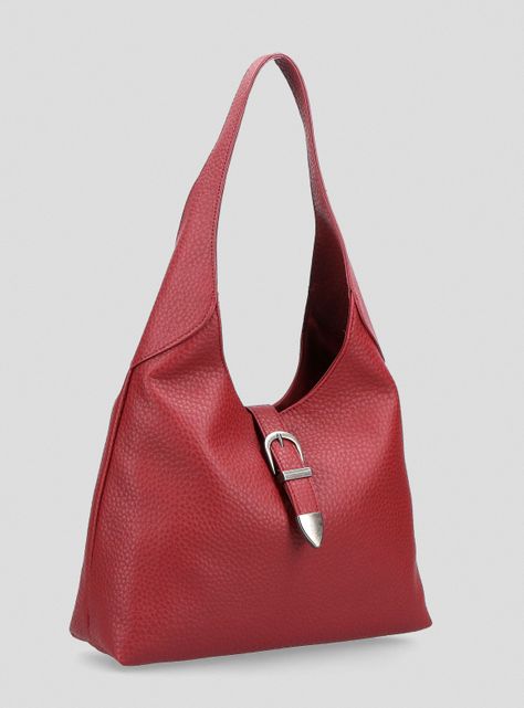Cartera de Hombro Efecto Cuero-3