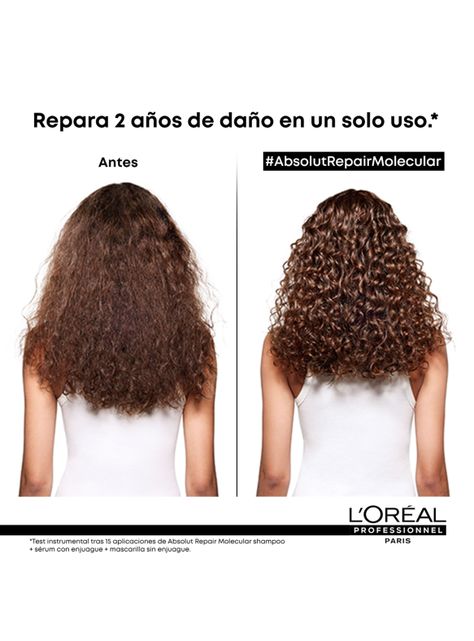 Máscara Absolut Repair Molecular de Reparación Molecular Profunda para Cabello Dañado 250ml-3