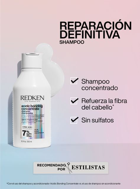 Set ABC Reparación Total Cabello Dañado Acidic Bonding Concentrate Tratamiento Intensivo 150ml + Shampoo 300ml + Acondicionador 300ml-3