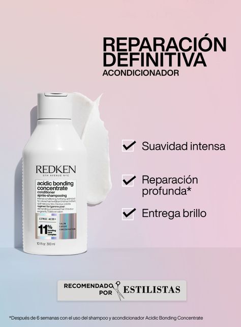 Set ABC Reparación Total Cabello Dañado Acidic Bonding Concentrate Tratamiento Intensivo 150ml + Shampoo 300ml + Acondicionador 300ml-4