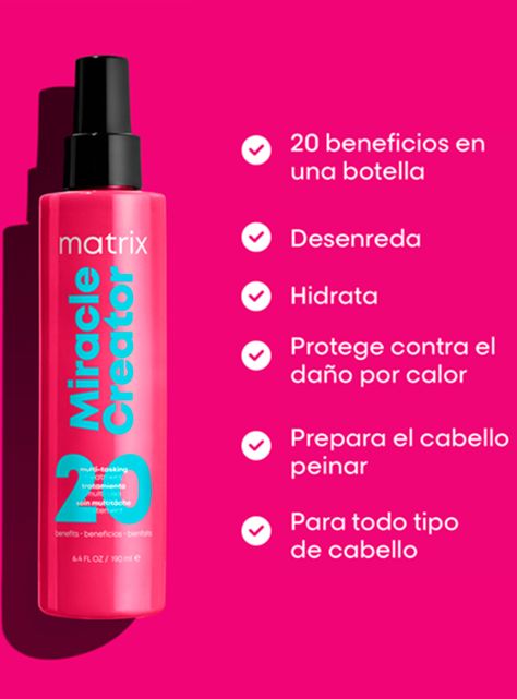 Set Shampoo Matizador Azul Cabello Castaño 300 ml Brass Off + Spray 190 ml Miracle Creator-2