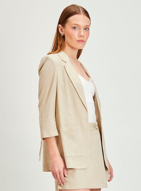 Blazer Liso Semiformal Básico-2