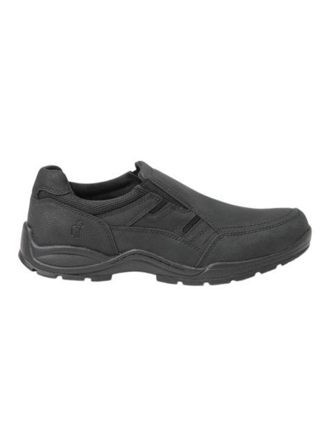 Zapato Casual Cuero Liso Color Hombre Slip On-0