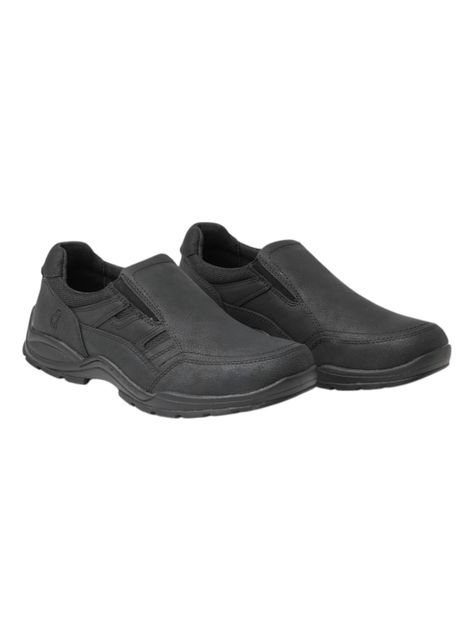 Zapato Casual Cuero Liso Color Hombre Slip On-1