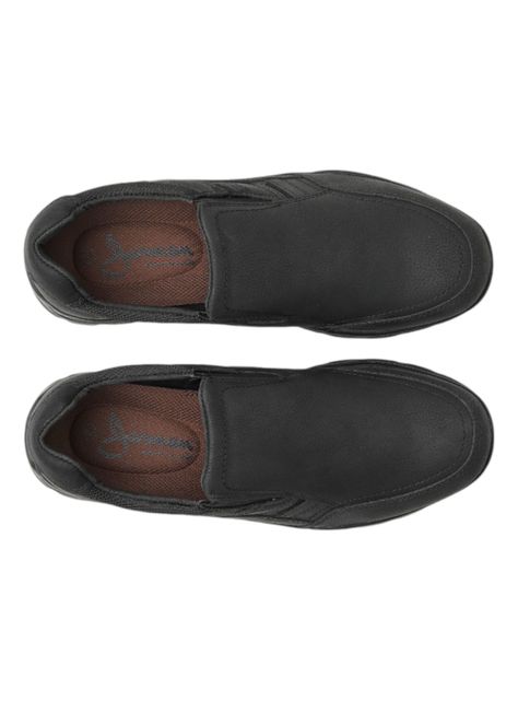 Zapato Casual Cuero Liso Color Hombre Slip On-2