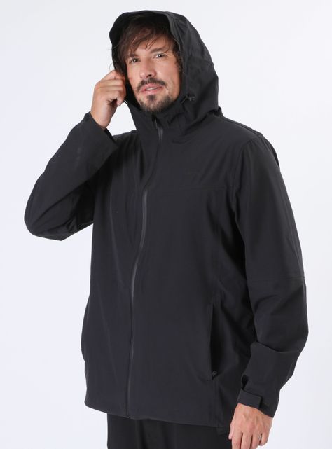 Chaqueta Capucha Impermeable-0