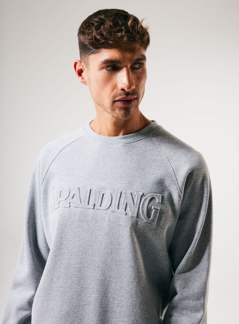 Polerón Crew Neck Logo Sobre Relieve-2