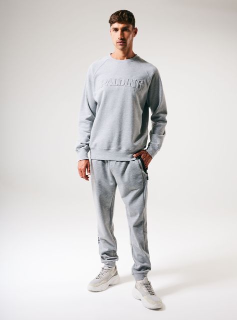 Polerón Crew Neck Logo Sobre Relieve-4