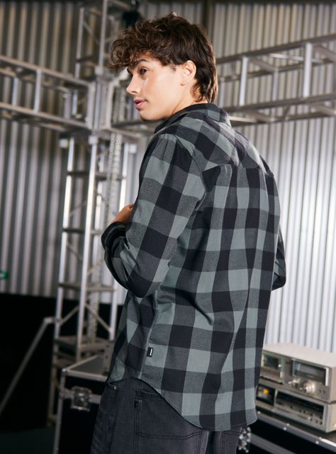 Camisa Franela Slim Fit Cuello Camisero-1