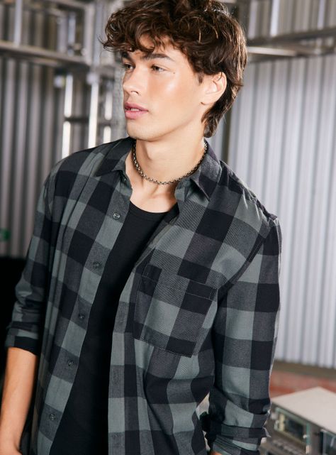 Camisa Franela Slim Fit Cuello Camisero-2