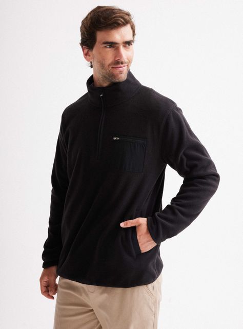 Polar Micropolar Half Zipper-0