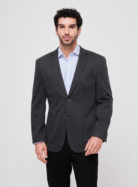 Vestón Recto Knit-0