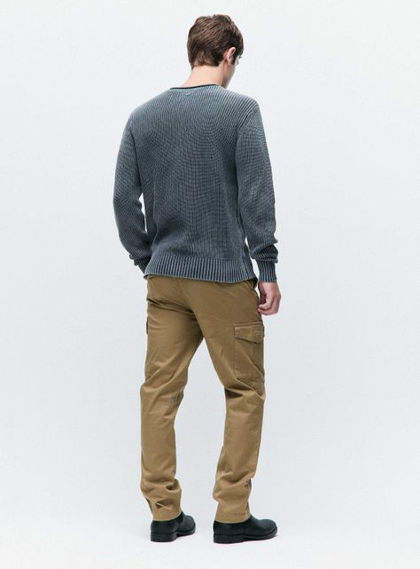 Sweater Rolled with acyd wash-5