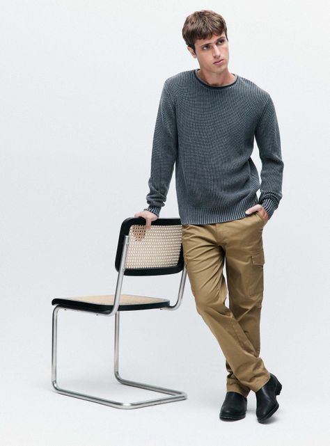 Sweater Rolled with acyd wash-4
