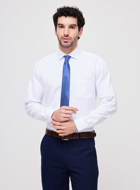 Camisa Texturas en Colores Semi Slim-0