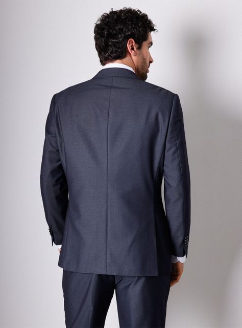 Traje Regular Recto Fantasía Textura-1