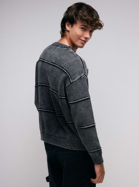 Sweater Jaspeado Cuello Redondo-1