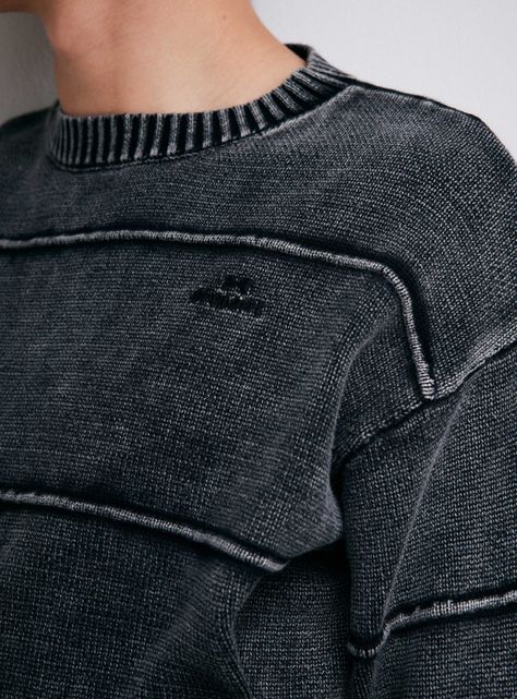 Sweater Jaspeado Cuello Redondo-3