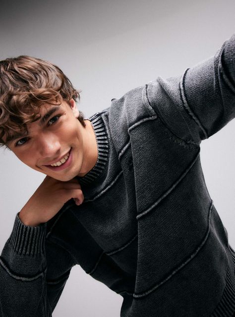 Sweater Jaspeado Cuello Redondo-2