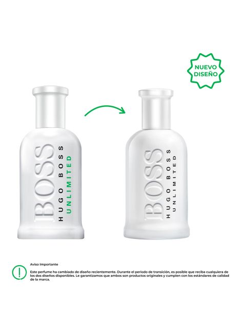 Perfume Boss Bottled Unlimited EDT Hombre 100 ml-5