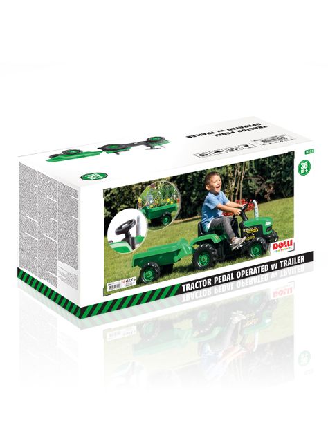 Tractor Paris a pedal y arrastre-3