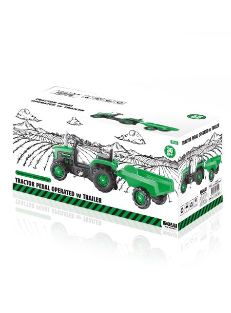 Tractor Paris a pedal y arrastre-4