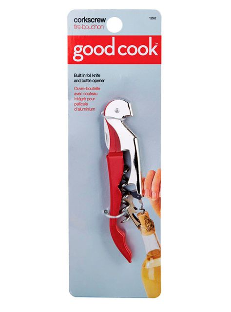 Sacacorcho Mesero Silver Good Cook Touch-1
