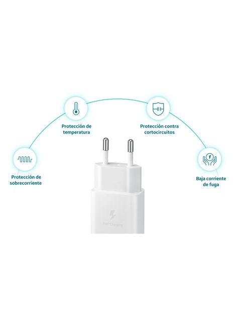 Adaptador de Carga Rápida USB-C 15W sin Cable-5