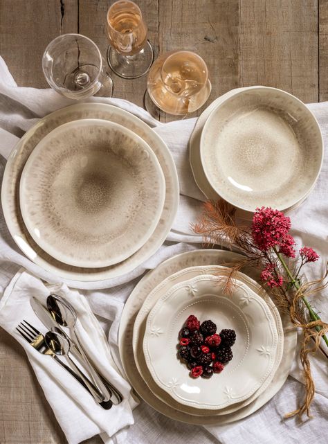 Set 4 Platos Sopa Flores 23.5 cm-3