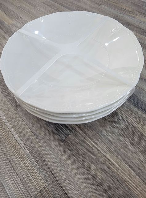 Set 4 Platos Sopa Flores 23.5 cm-2