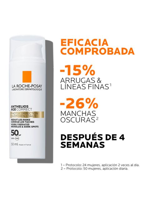 Protector Solar Rostro Anthelios Age Correct FPS50 50 ml-5