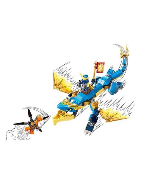 Set de Construcción Dragón del Trueno Evo de Jay-1
